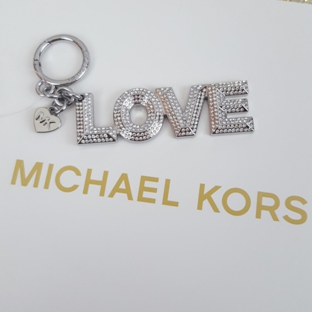 NWT • Michael Kors Love key charm